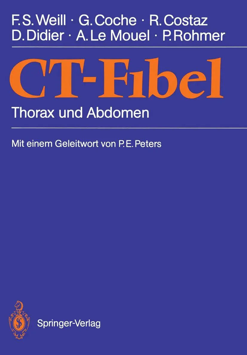 Cover: 9783540516422 | CT-Fibel | Thorax und Abdomen | Francis S. Weill (u. a.) | Taschenbuch