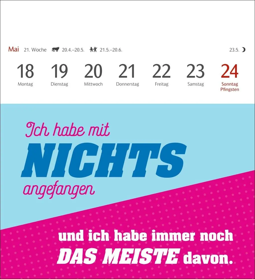 Bild: 9783840036422 | Der fette Vogel bricht den Ast Postkartenkalender 2026 -...