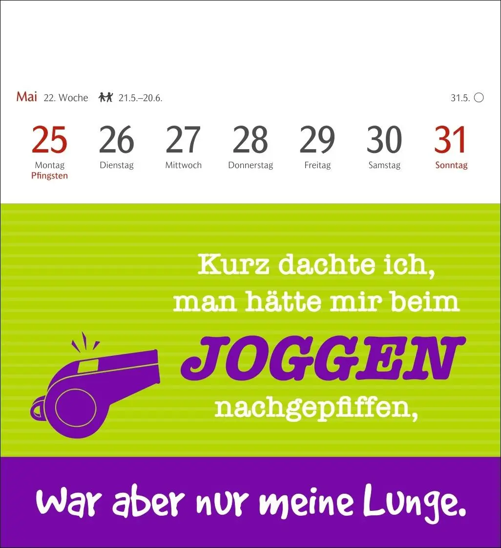 Bild: 9783840036422 | Der fette Vogel bricht den Ast Postkartenkalender 2026 -...