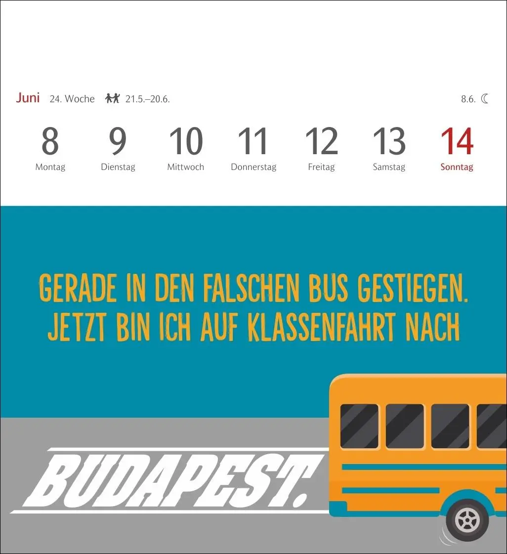 Bild: 9783840036422 | Der fette Vogel bricht den Ast Postkartenkalender 2026 -...