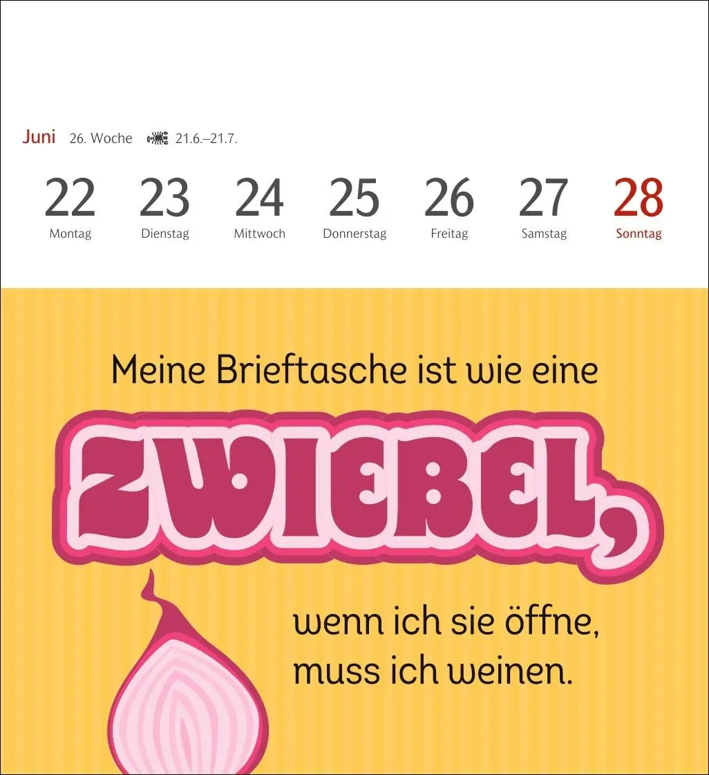 Bild: 9783840036422 | Der fette Vogel bricht den Ast Postkartenkalender 2026 -...