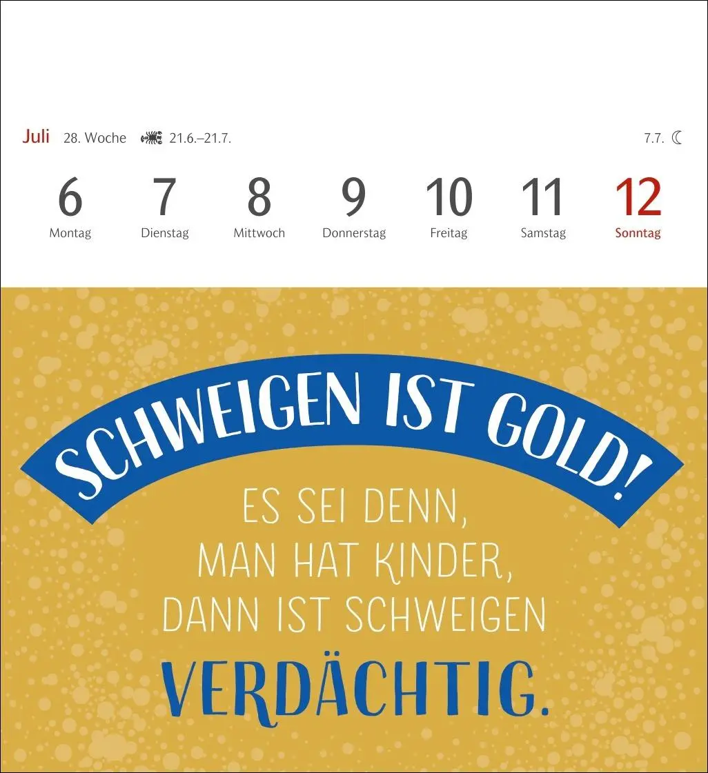 Bild: 9783840036422 | Der fette Vogel bricht den Ast Postkartenkalender 2026 -...