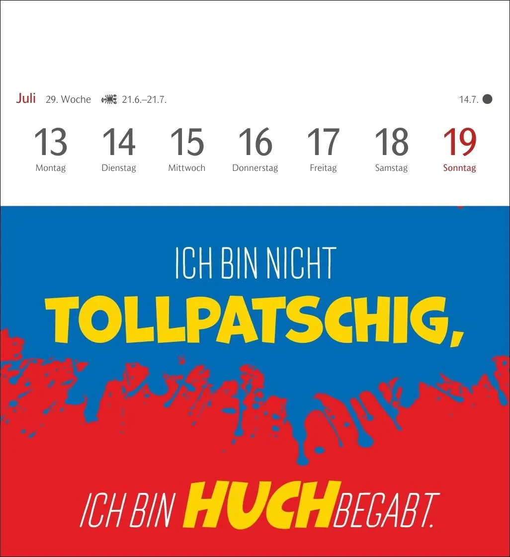 Bild: 9783840036422 | Der fette Vogel bricht den Ast Postkartenkalender 2026 -...