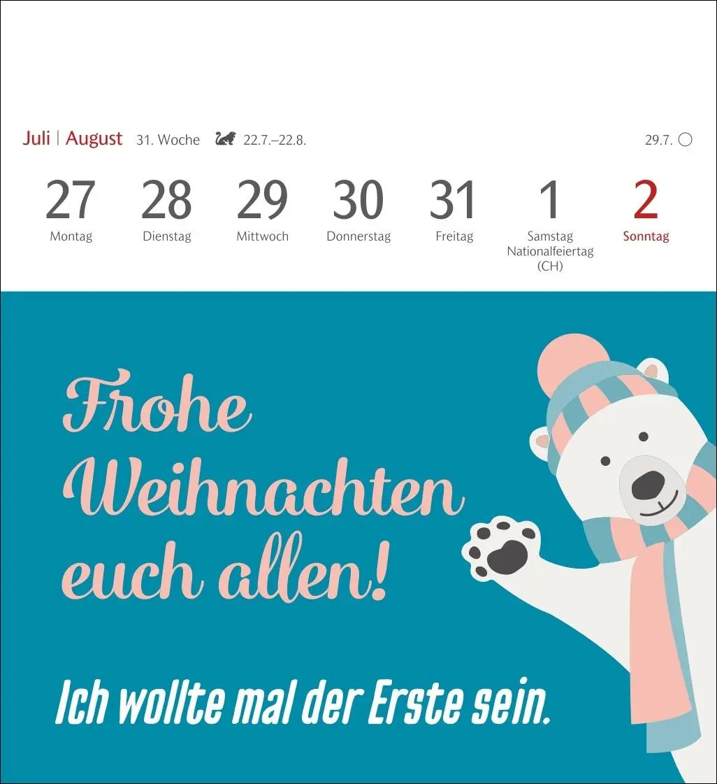 Bild: 9783840036422 | Der fette Vogel bricht den Ast Postkartenkalender 2026 -...