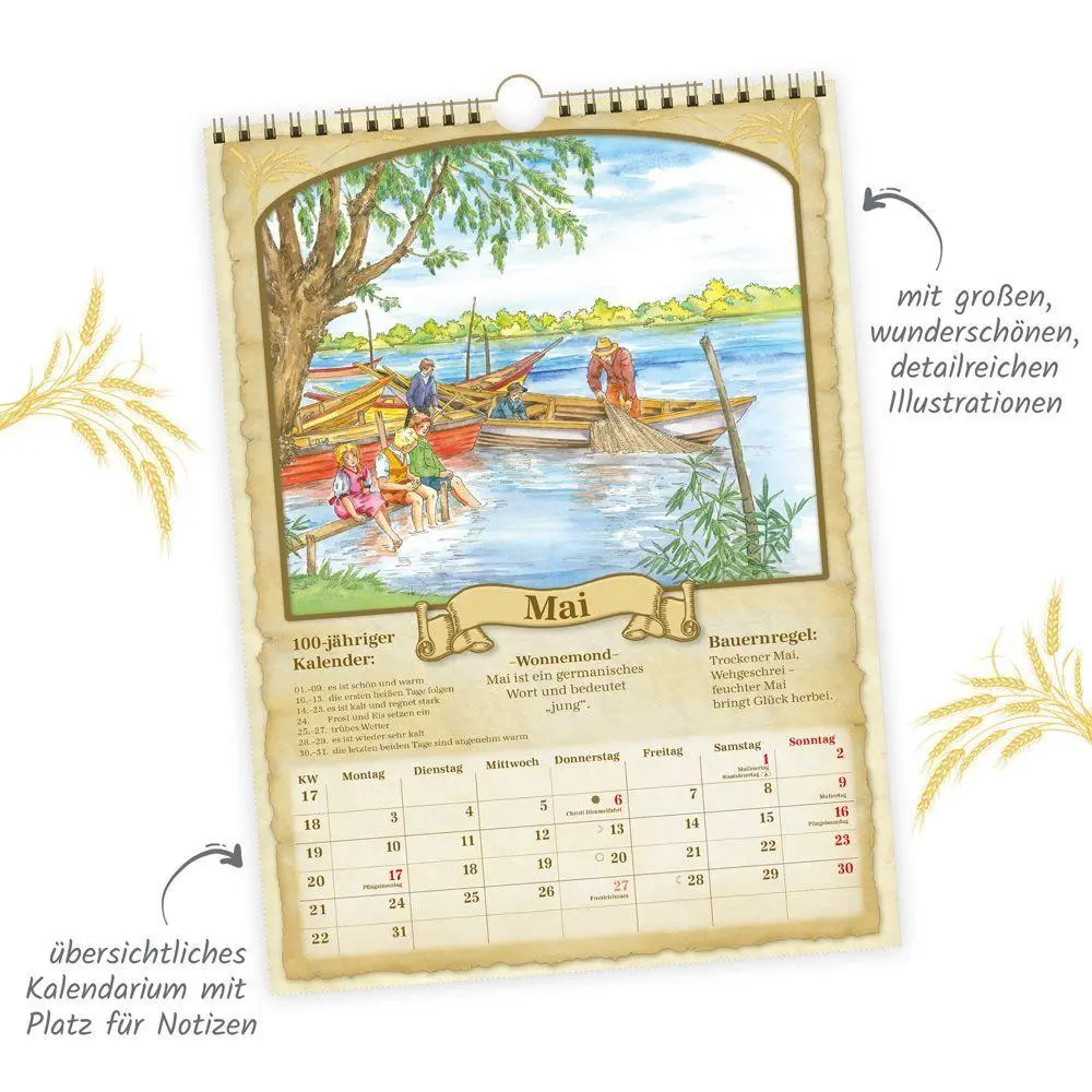 Bild: 9783988026422 | TRÖTSCH - Classickalender Der 100-jährige Kalender 2027 | Wandkalender