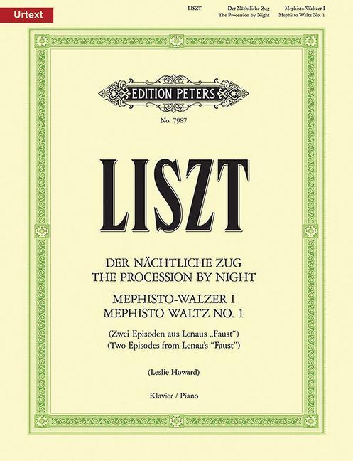 Cover: 9790577086422 | The Procession by Night and Mephisto Waltz No. 1 for Piano | Liszt