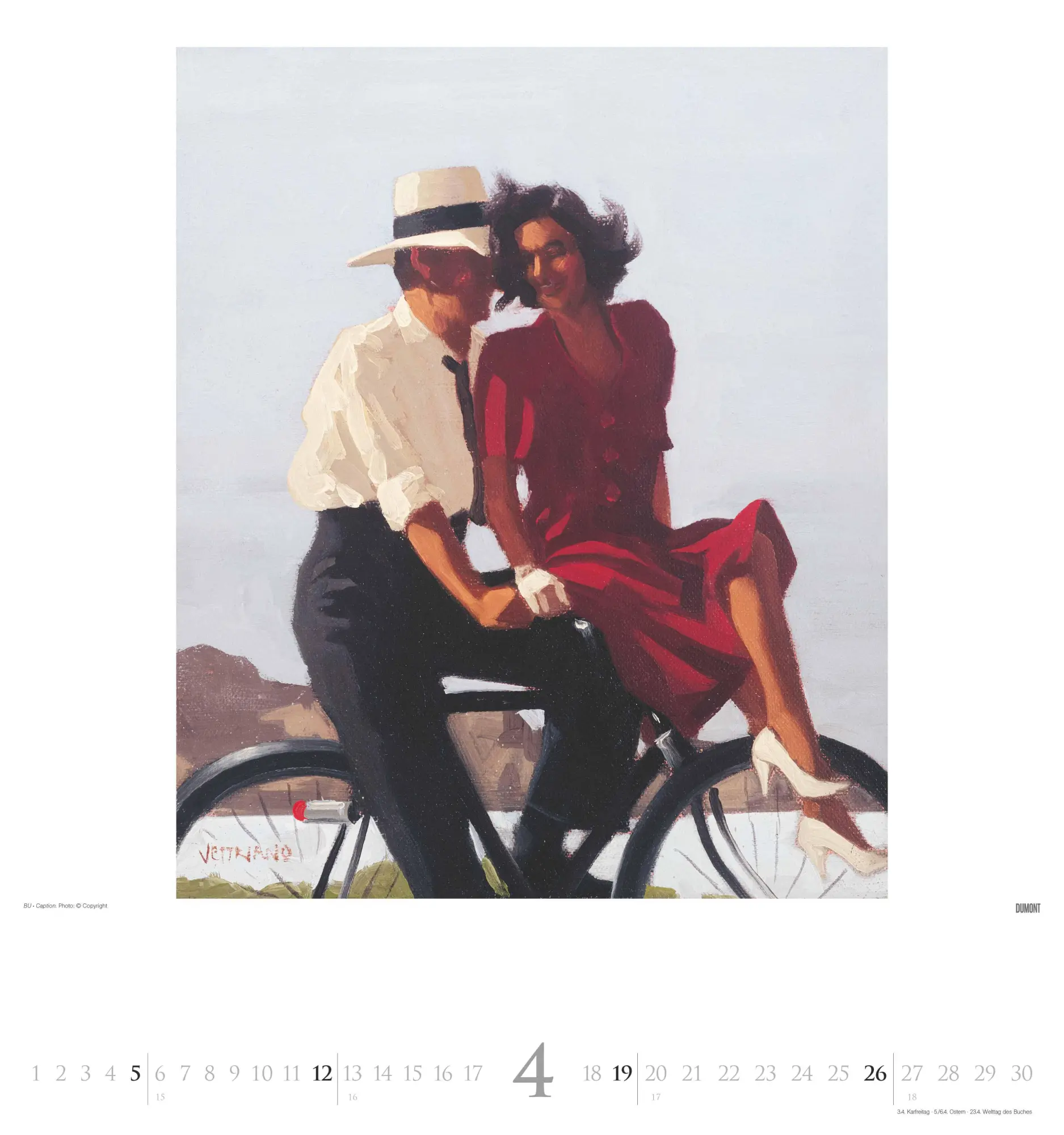 Bild: 4069095006522 | Jack Vettriano 2026 - Kunst-Kalender - Wand-Kalender - 45x48 | 14 S.