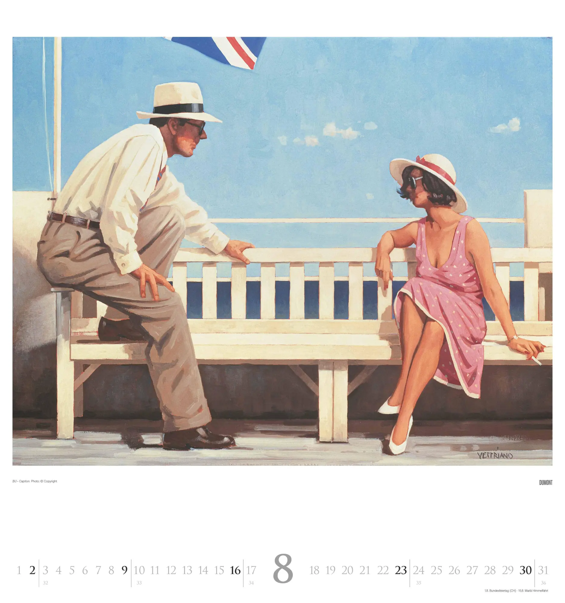 Bild: 4069095006522 | Jack Vettriano 2026 - Kunst-Kalender - Wand-Kalender - 45x48 | 14 S.