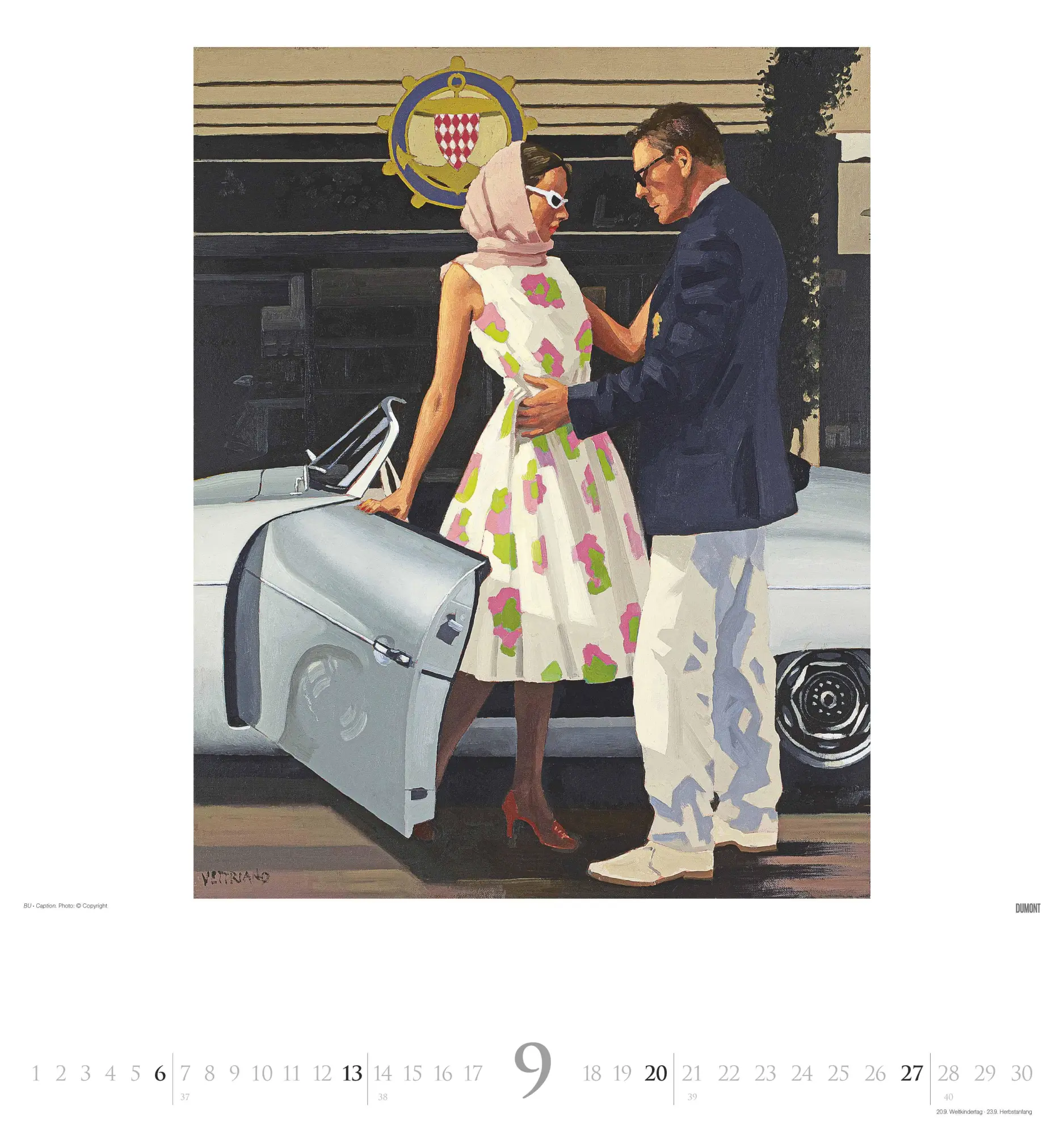 Bild: 4069095006522 | Jack Vettriano 2026 - Kunst-Kalender - Wand-Kalender - 45x48 | 14 S.