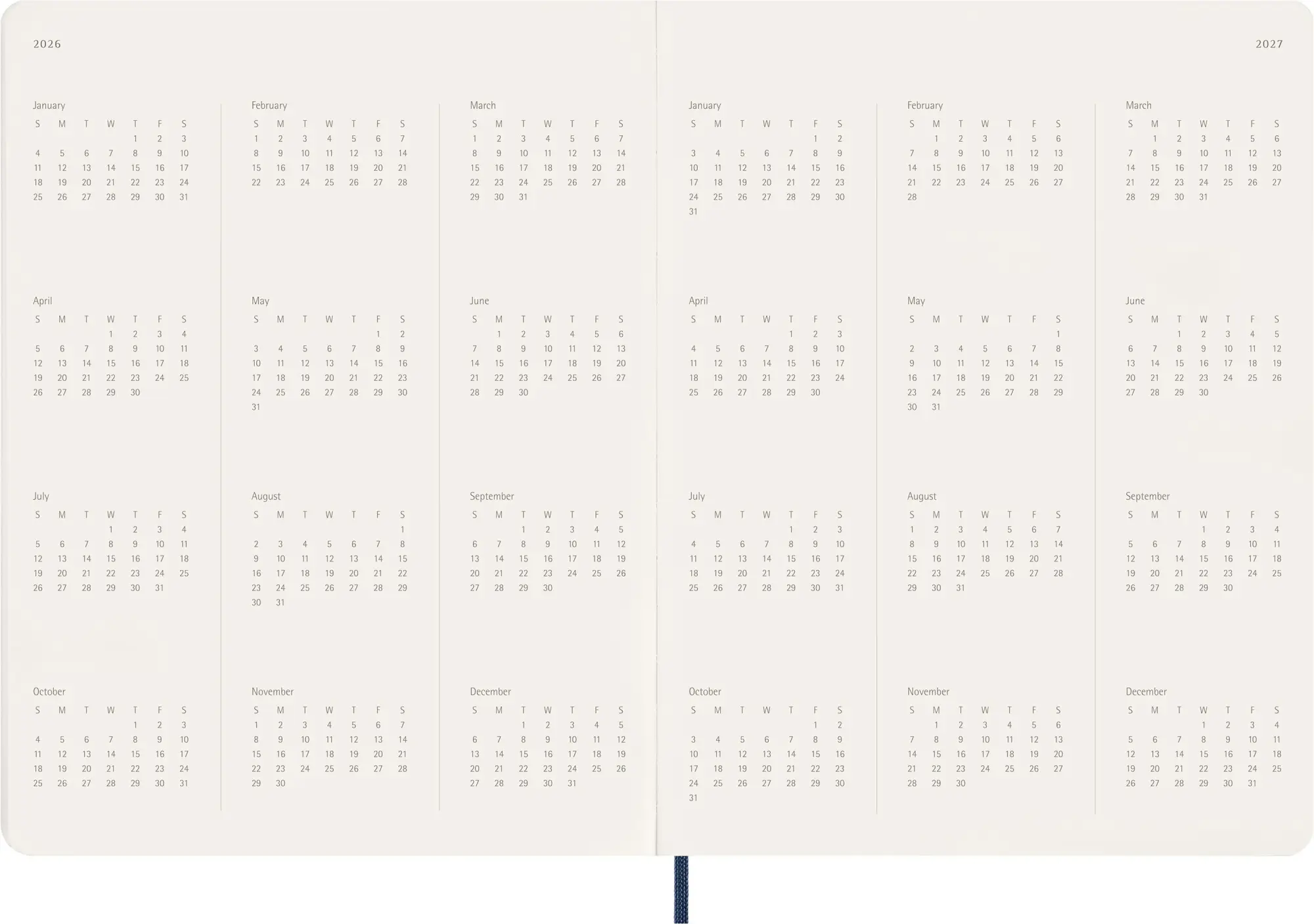 Bild: 8056999276522 | Moleskine 15 Monate Essential Wochenkalender 2025/2026, 1 Wo = 2...