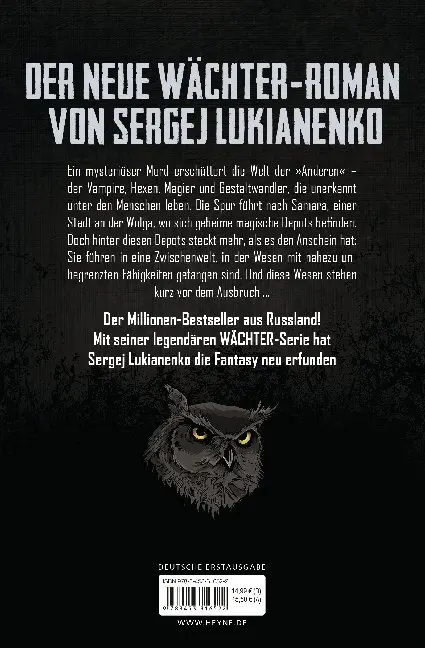 Bild: 9783453316522 | Die Wächter - Dunkle Verschwörung | Roman | Sergej Lukianenko | Buch