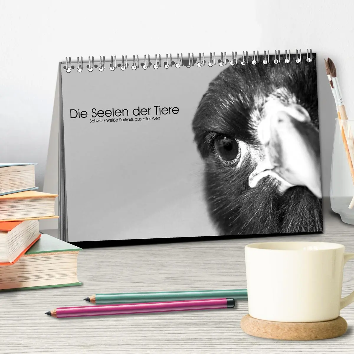 Bild: 9783457756522 | Die Seelen der wilden Tiere (Tischkalender 2026 DIN A5 quer),...