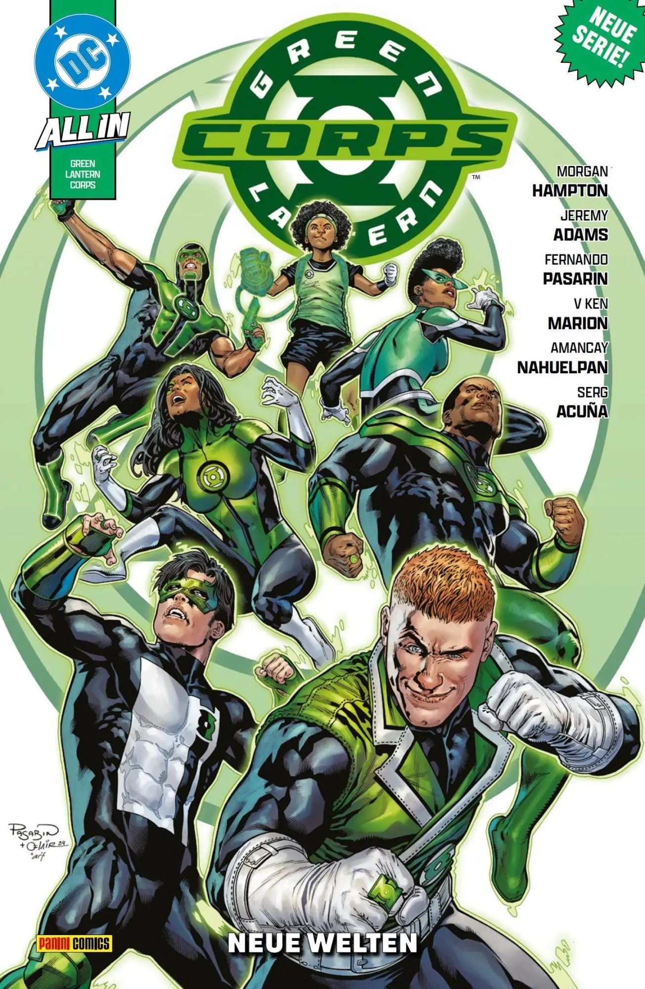 Cover: 9783741646522 | Green Lantern Corps Bd. 1 | Neue Welten | Jeremy Adams (u. a.) | Buch