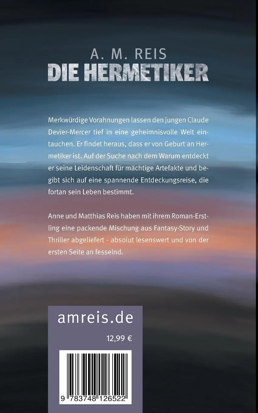 Rückseite: 9783748126522 | Die Hermetiker | A. M. Reis | Taschenbuch | 336 S. | Deutsch | 2019