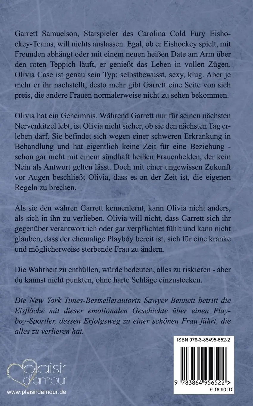 Rückseite: 9783864956522 | Garrett (Carolina Cold Fury-Team Teil 2) | Sawyer Bennett | Buch