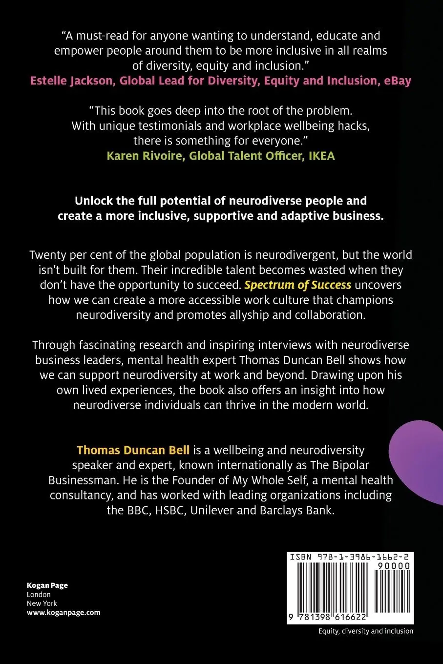 Rückseite: 9781398616622 | Spectrum of Success | Thomas Duncan Bell | Taschenbuch | Englisch