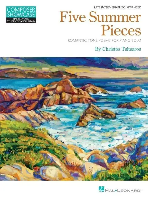 Cover: 9781705126622 | Five Summer Pieces: Romantic Tone Poems for Piano Solo by Christos...