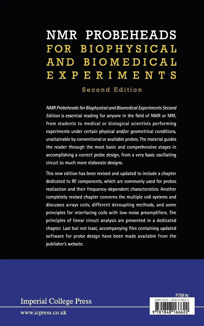 Rückseite: 9781848166622 | NMR PROBEHEAD BIOPHY (2ND ED) | Mispelter | Buch | Englisch | 2015