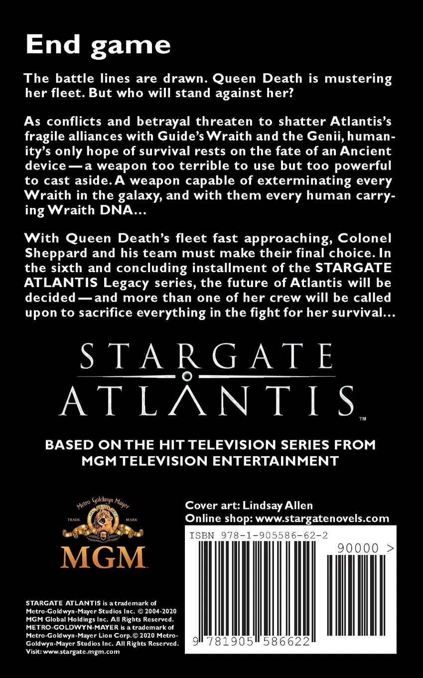 Rückseite: 9781905586622 | STARGATE ATLANTIS Inheritors (Legacy book 6) | Jo Graham (u. a.)