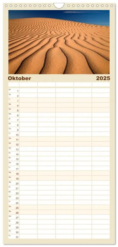 Bild: 9783457126622 | Familienplaner 2025 - Kalifornien USA mit 5 Spalten (Wandkalender,...