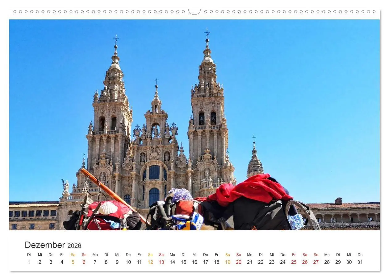 Bild: 9783457296622 | Camino de Santiago - Jakobsweg (Wandkalender 2026 DIN A2 quer),...