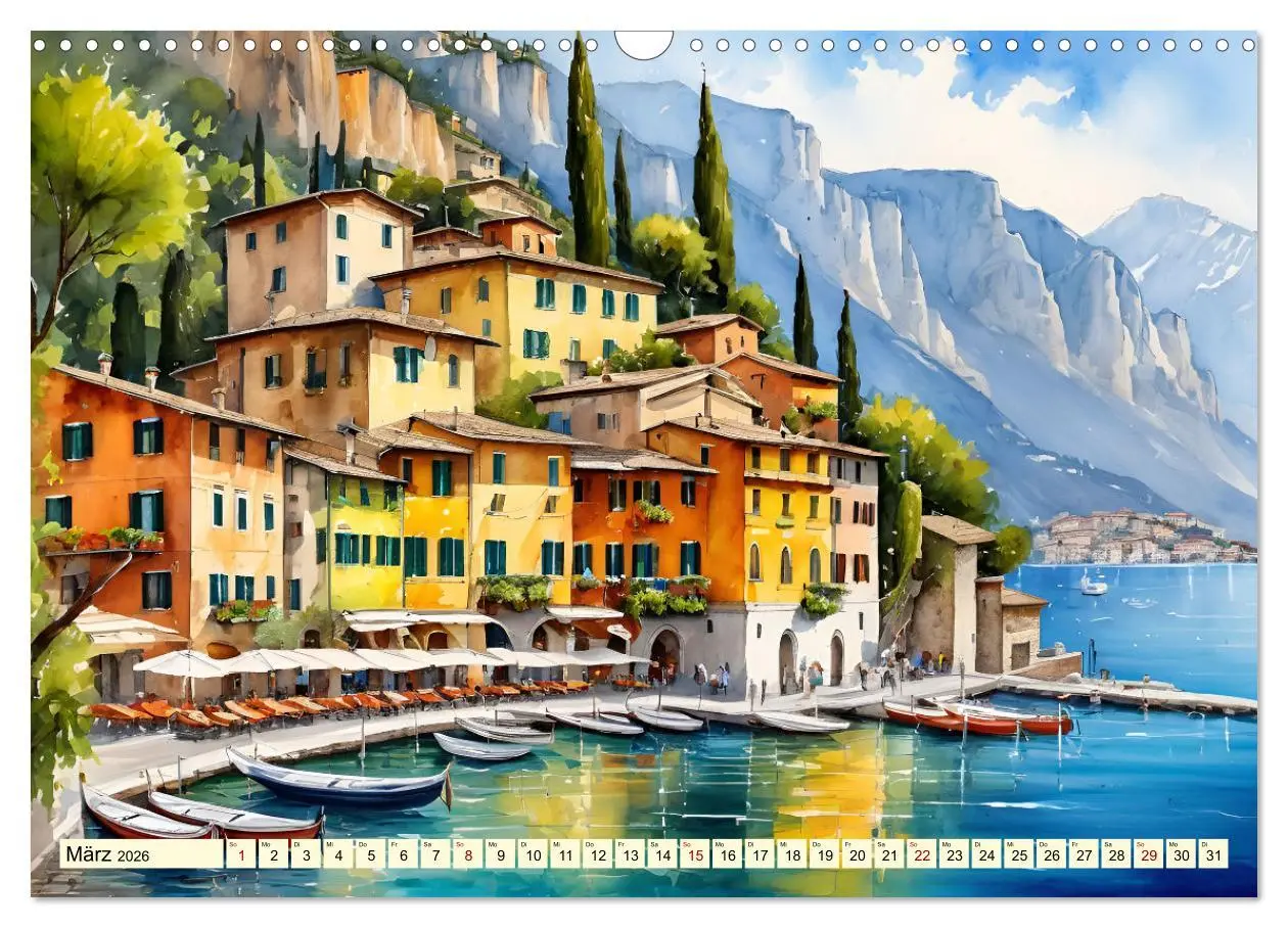 Bild: 9783457366622 | Italien - La dolce vita (Wandkalender 2026 DIN A3 quer), CALVENDO...