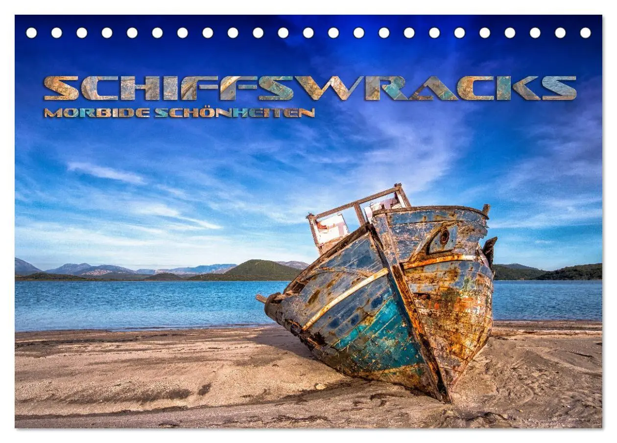 Cover: 9783457816622 | Schiffswracks - morbide Schönheiten (Tischkalender 2026 DIN A5...
