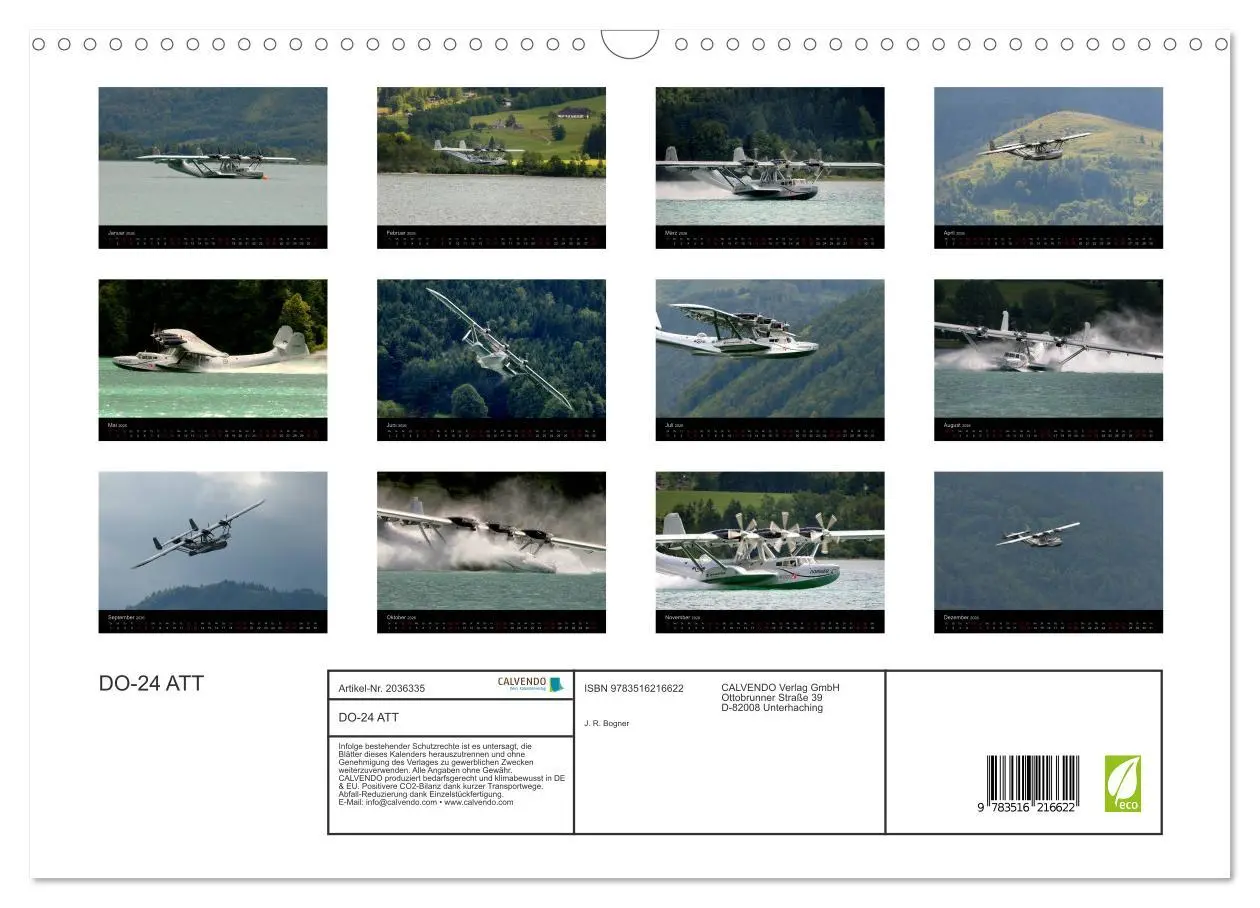 Bild: 9783516216622 | DO-24 ATT (Wandkalender 2026 DIN A3 quer), CALVENDO Monatskalender