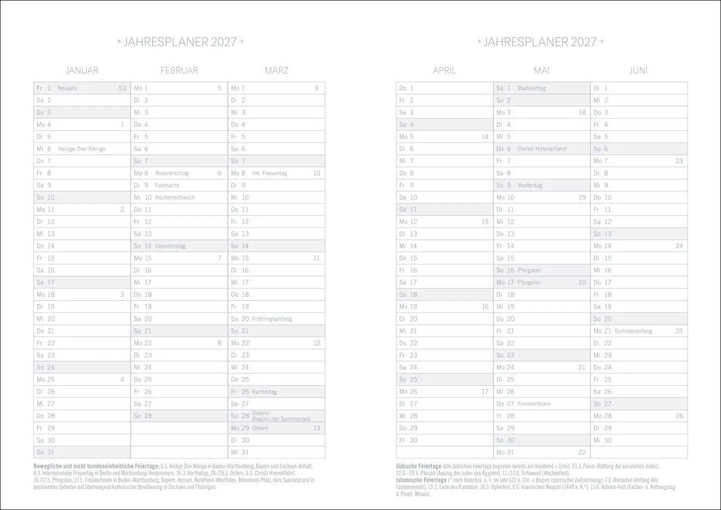 Bild: 9783756416622 | Design Diary Frida 2027 | Buch | Bullet Journal Kalender Heye | 152 S.