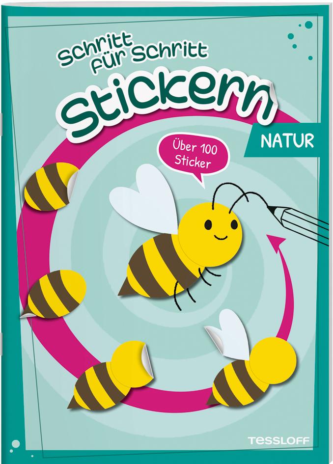 Cover: 9783788646622 | Stickern Schritt für Schritt. Natur | Carmen Eisendle | Broschüre