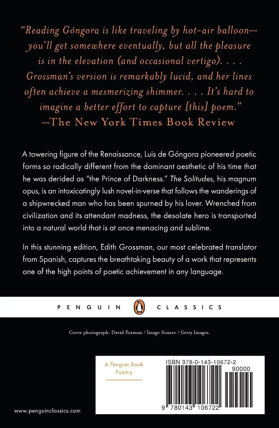 Rückseite: 9780143106722 | The Solitudes | A Dual-Language Edition with Parallel Text | Gongora