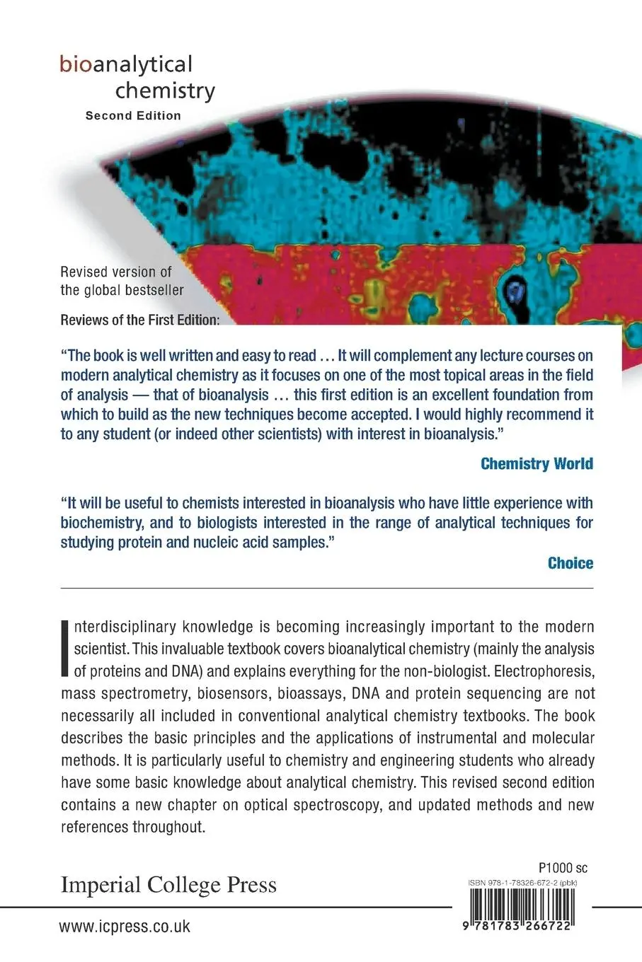 Rückseite: 9781783266722 | BIOANALYTICAL CHEMISTRY (2ND ED) | Manz Andreas | Taschenbuch | 2015