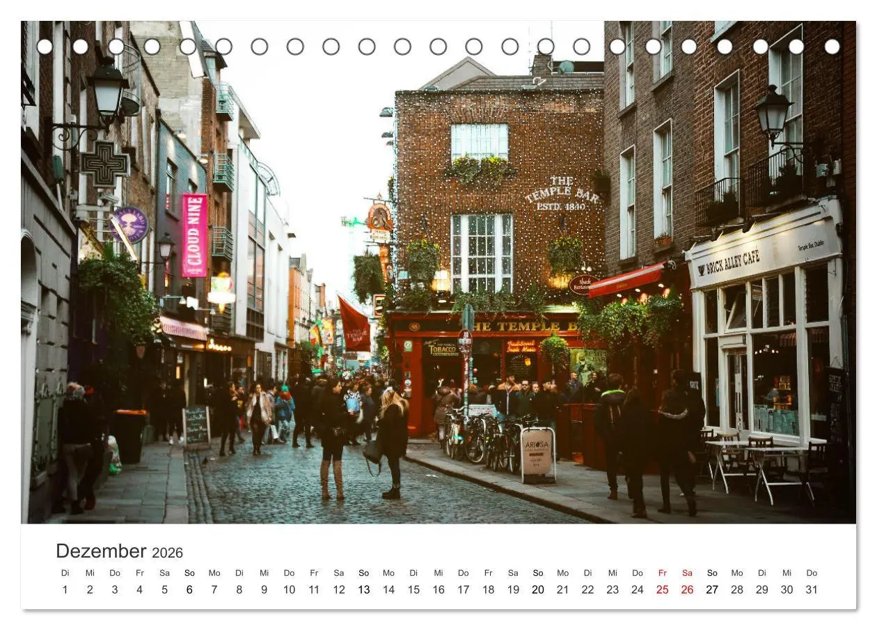 Bild: 9783457426722 | Dublin - Irlands beeindruckende Hauptstadt. (Tischkalender 2026 DIN...