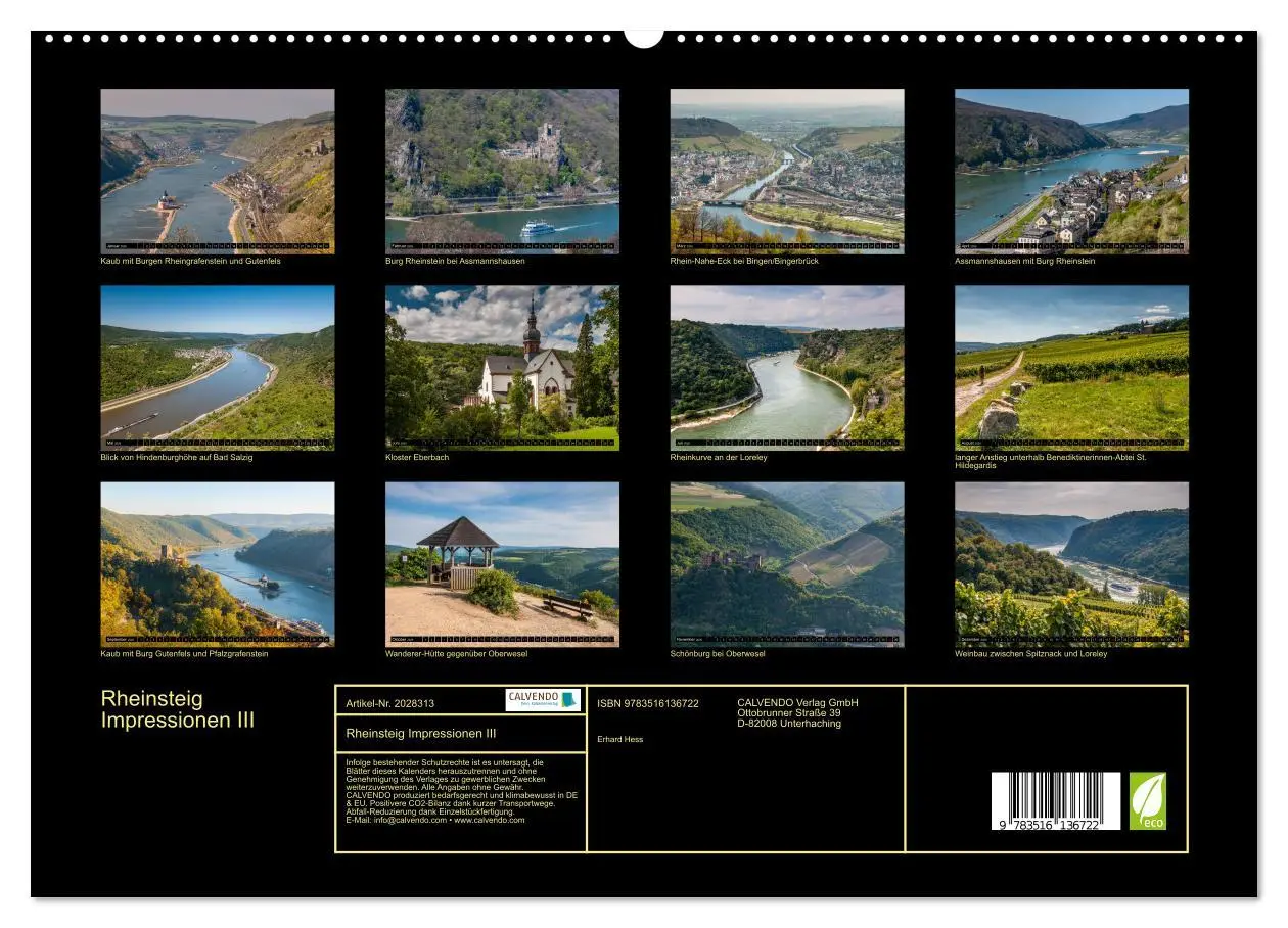 Bild: 9783516136722 | Rheinsteig Impressionen III (hochwertiger Premium Wandkalender 2026...