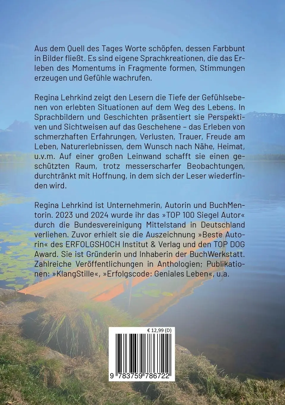 Rückseite: 9783759786722 | WortWindStille | Nichts dem Zufall | Regina Lehrkind | Taschenbuch