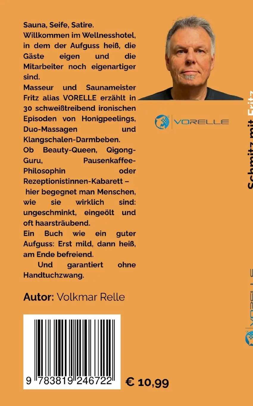 Rückseite: 9783819246722 | Schwitz mit Fritz | Geschichten aus dem Wellnesswahnsinn | Relle