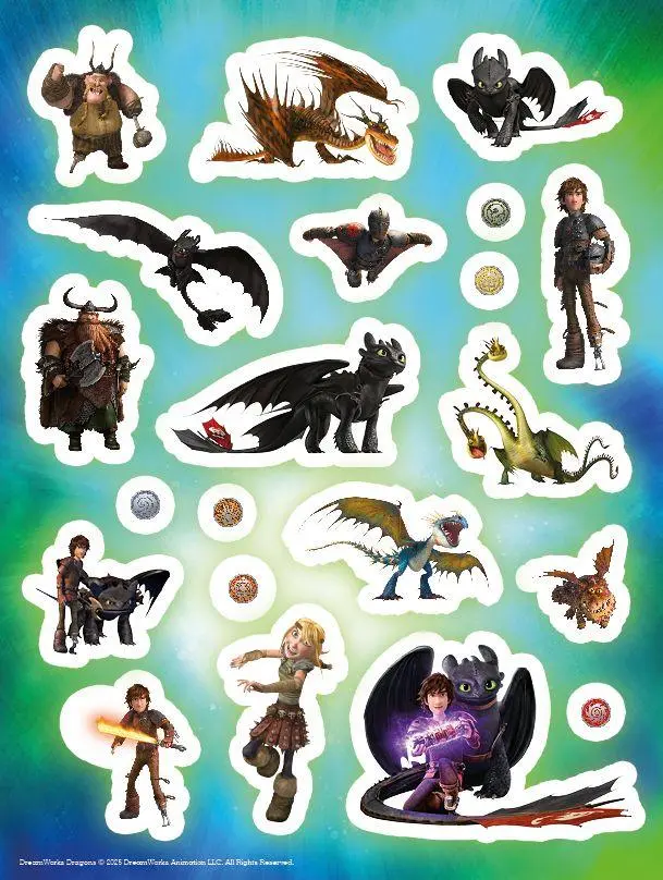 Bild: 9783833246722 | Dragons: Der große Glow-in-the-Dark-Stickerspaß | Panini | Taschenbuch