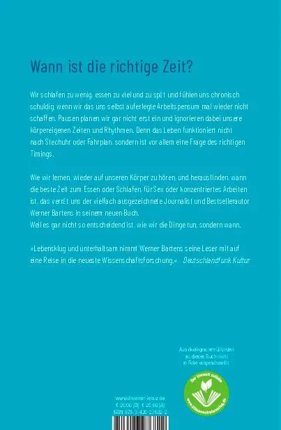 Rückseite: 9783426276822 | Körperzeiten | Werner Bartens | Buch | 336 S. | Deutsch | 2021