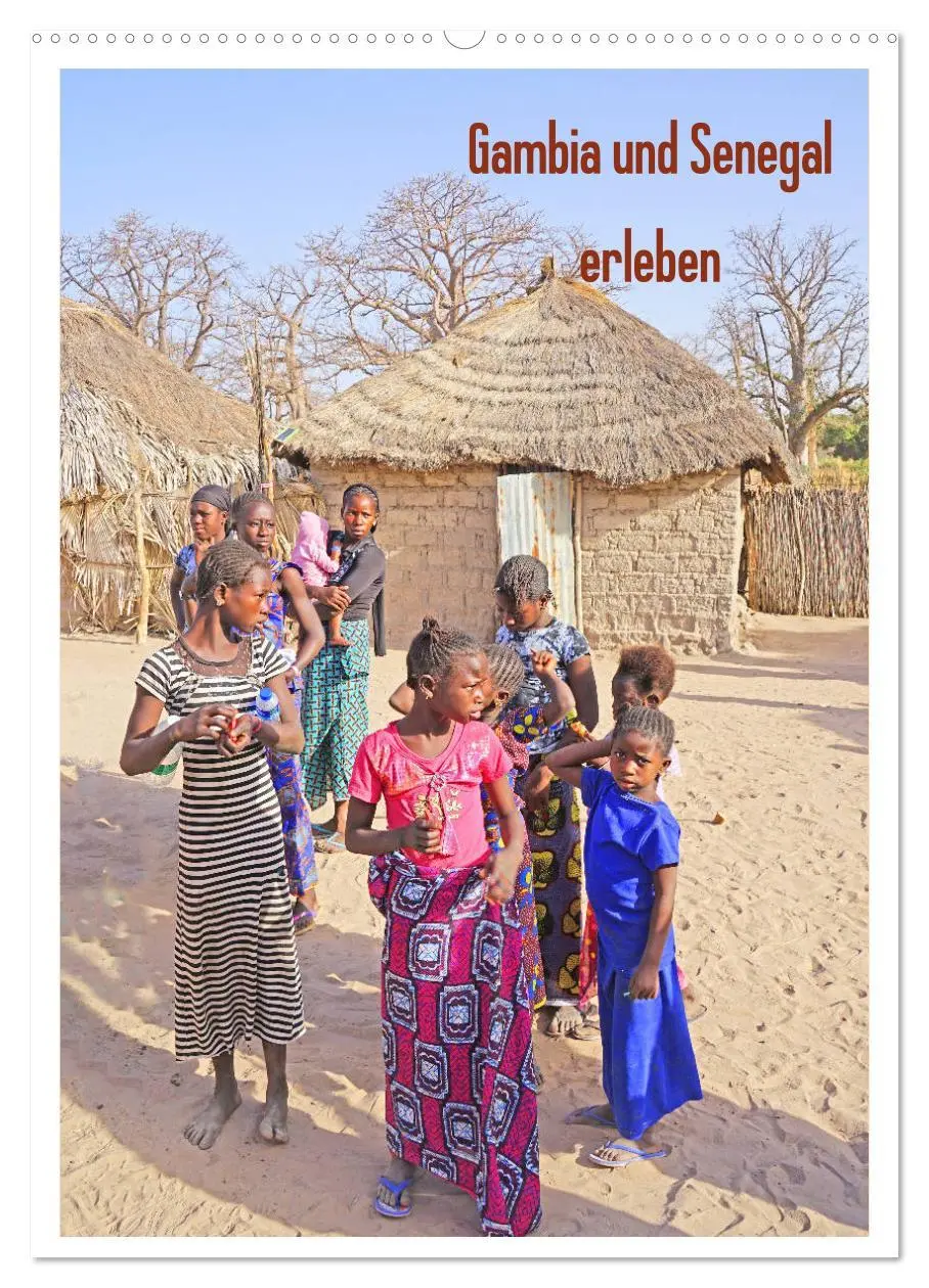 Cover: 9783435946822 | Gambia und Senegal erleben (Wandkalender 2025 DIN A2 hoch),...