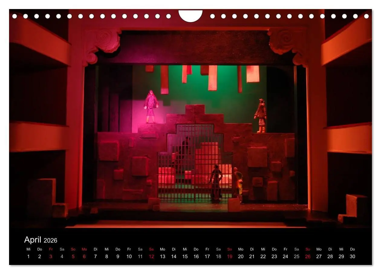 Bild: 9783457966822 | Bühnenbildmodelle (Wandkalender 2026 DIN A4 quer), CALVENDO...
