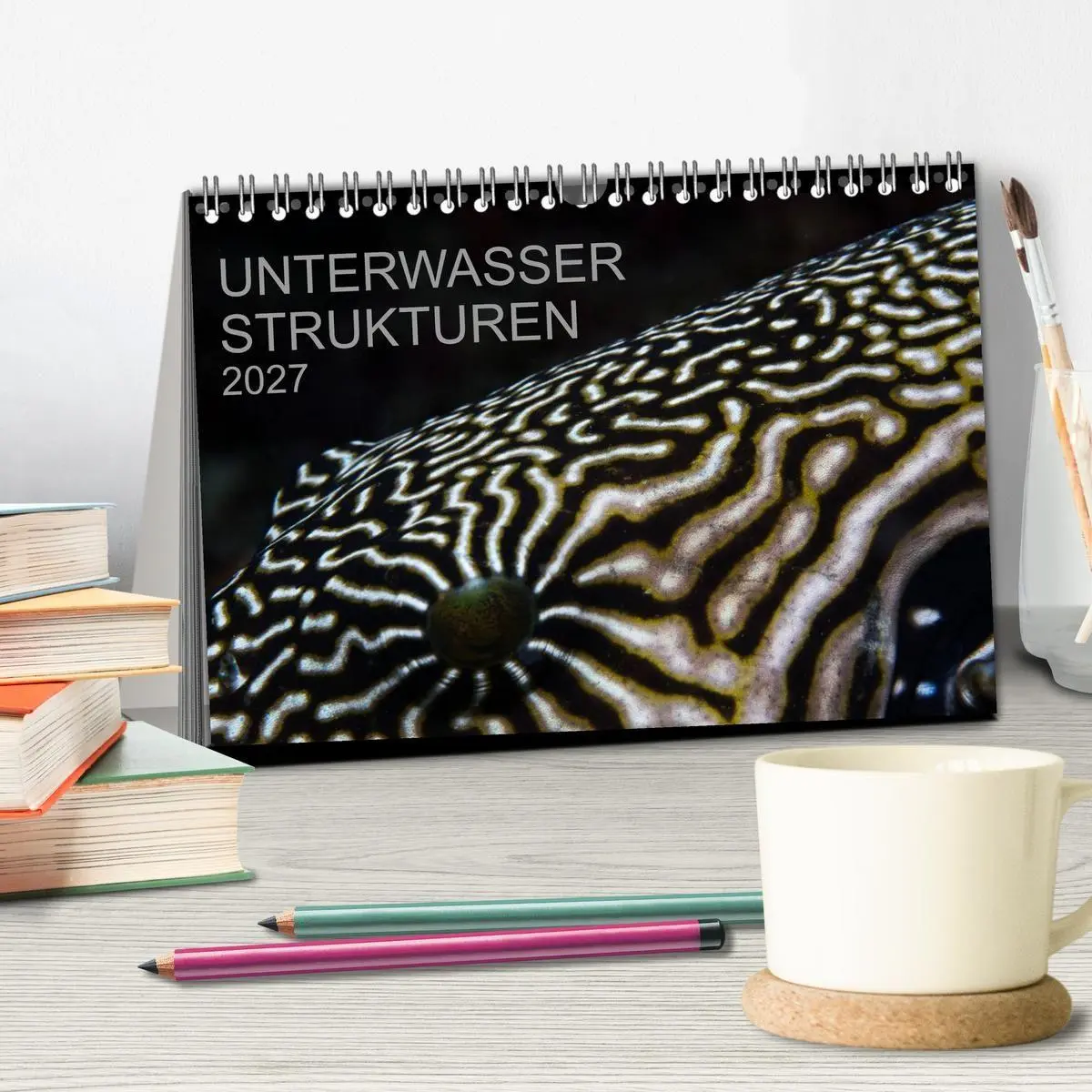 Bild: 9783594106822 | Unterwasser Strukuren (Tischkalender 2027 DIN A5 quer), CALVENDO...