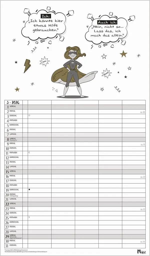 Bild: 9783731886822 | Visual Words Familienplaner 2026 | Verlag Korsch | Kalender | 14 S.