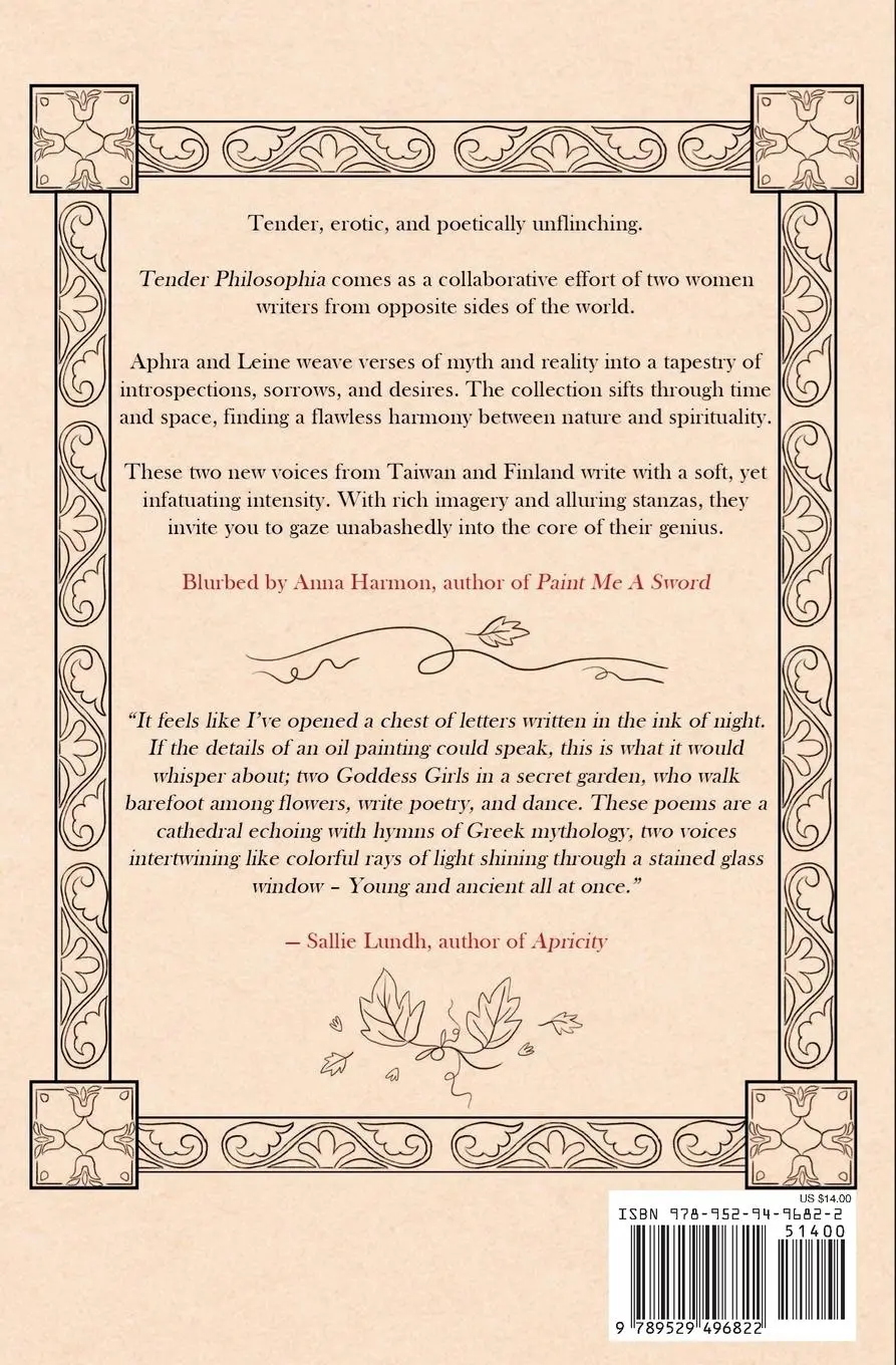 Rückseite: 9789529496822 | Tender Philosophia | Didi Aphra (u. a.) | Taschenbuch | Englisch