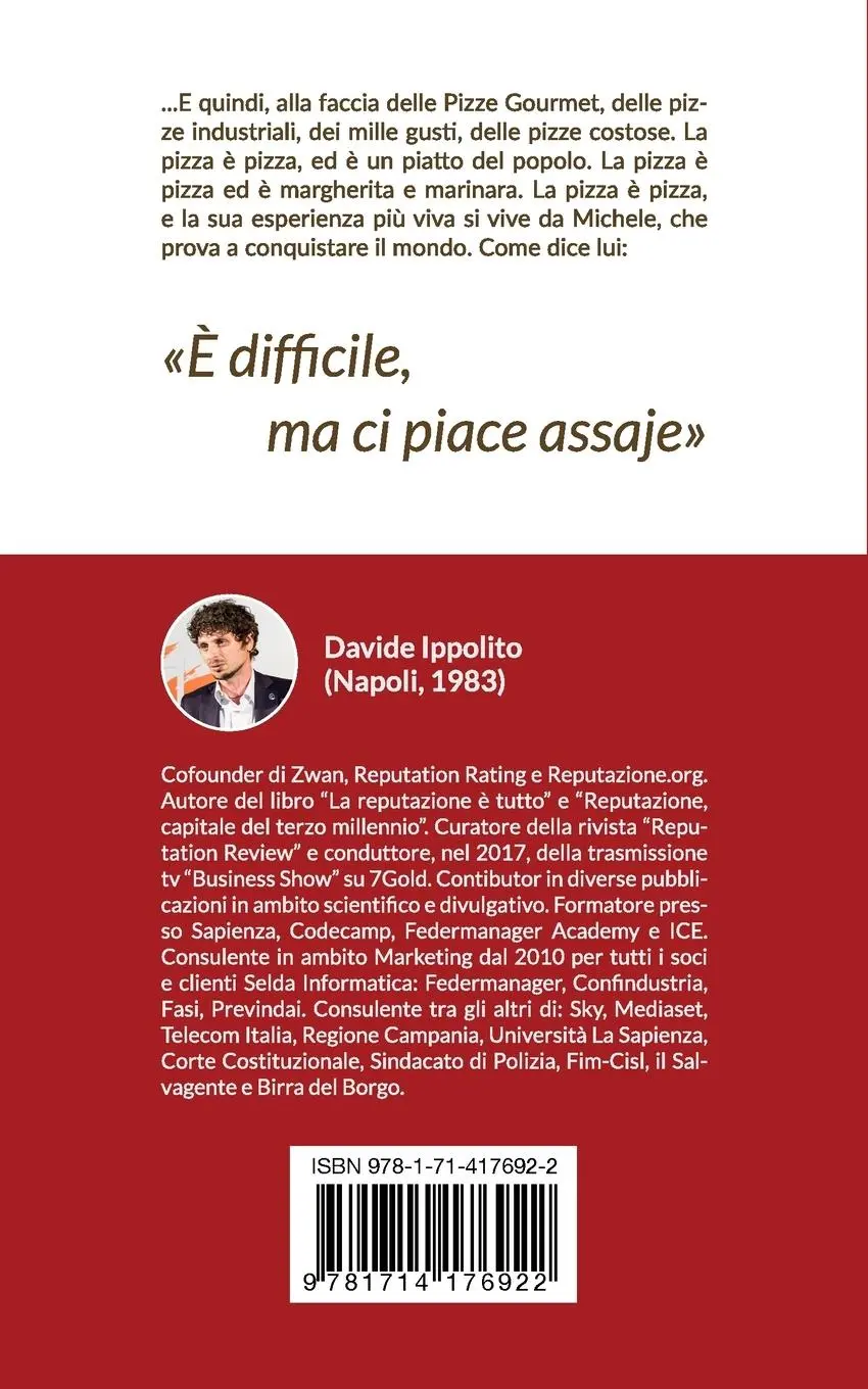 Rückseite: 9781714176922 | La pizza è pizza - Quattro chiacchiere con Alessandro Condurro | Buch