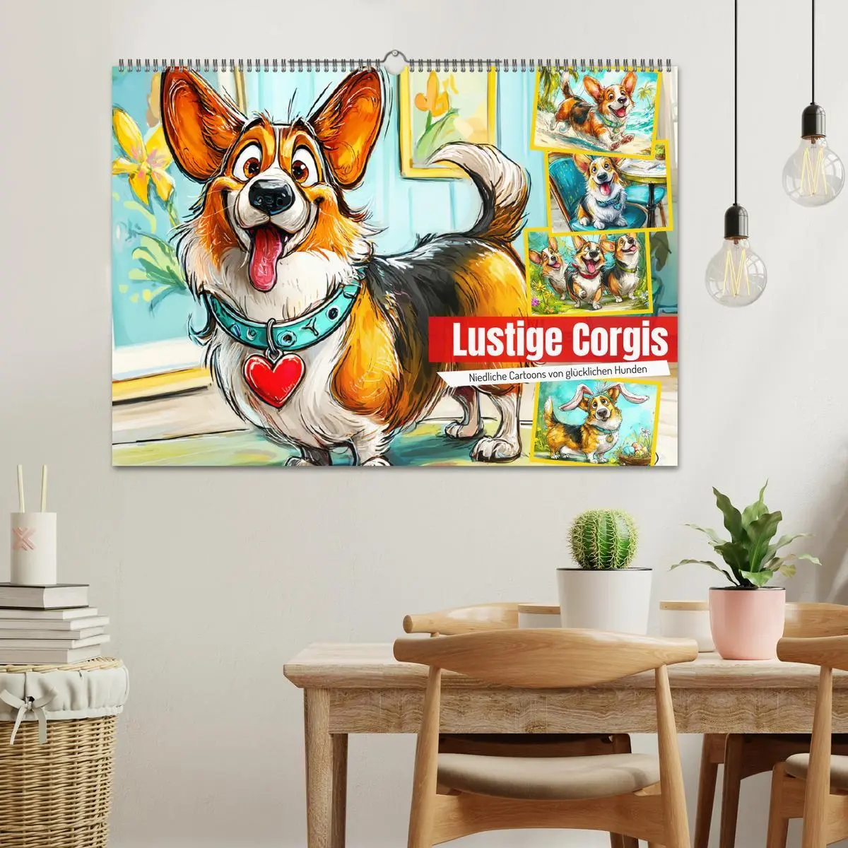 Bild: 9783516596922 | Lustige Corgis. Niedliche Cartoons von glücklichen Hunden...