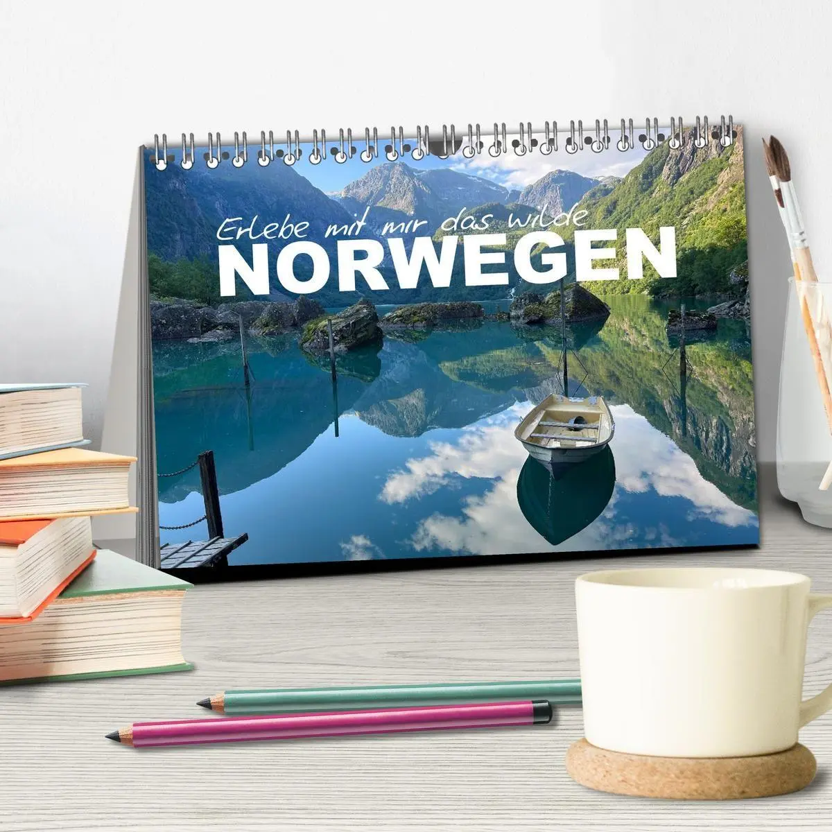 Bild: 9783516666922 | Erlebe mit mir das wilde Norwegen (Tischkalender 2026 DIN A5 quer),...