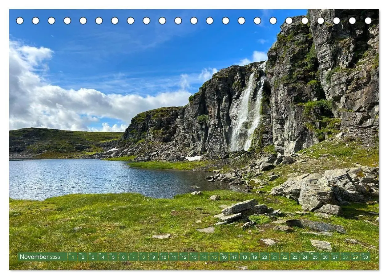 Bild: 9783516666922 | Erlebe mit mir das wilde Norwegen (Tischkalender 2026 DIN A5 quer),...