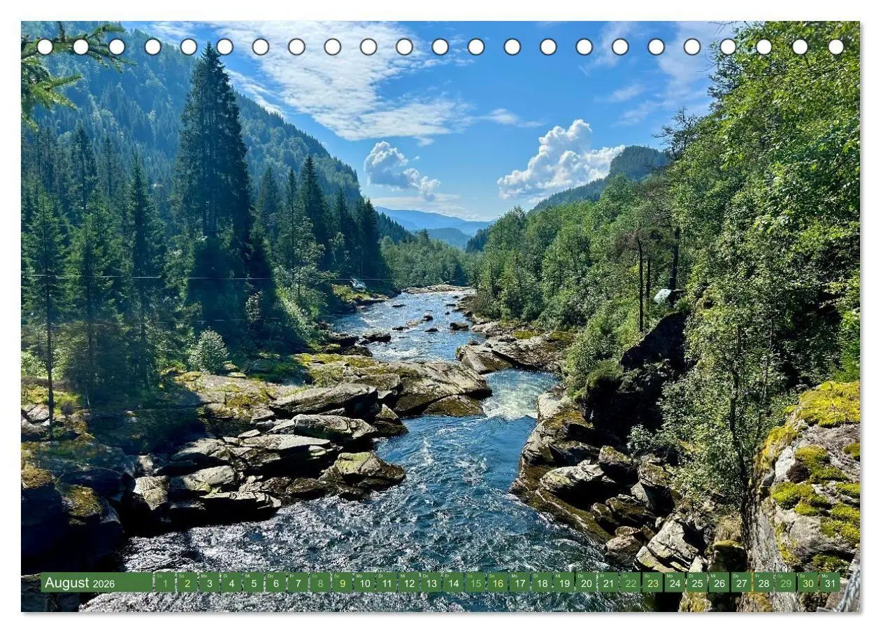 Bild: 9783516666922 | Erlebe mit mir das wilde Norwegen (Tischkalender 2026 DIN A5 quer),...