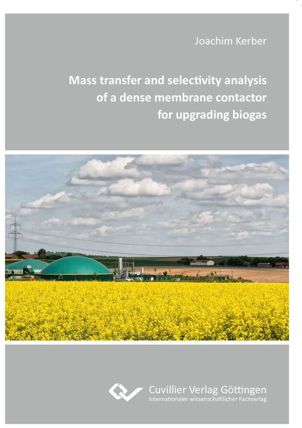 Cover: 9783736996922 | Mass transfer and selectivity analysis of a dense membrane...