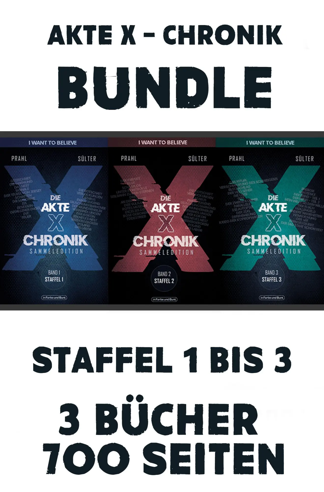 Cover: 9783959366922 | Die Akte X-Chronik - Das Bundle mit Band 1 bis 3 | Sülter (u. a.)